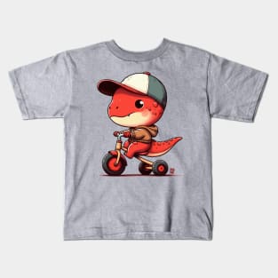 Dino Trike Graphic Tee | Adventure Baby T-Rex Kids T-Shirt